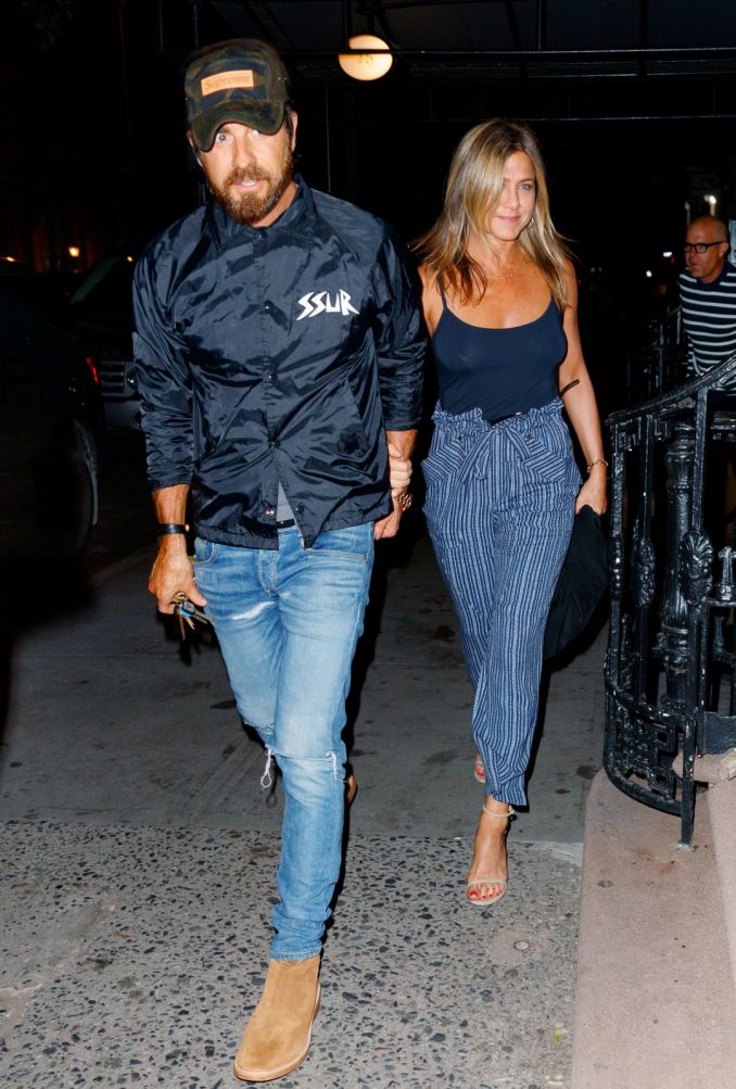 Jennifer Aniston ir Justinas Theroux
