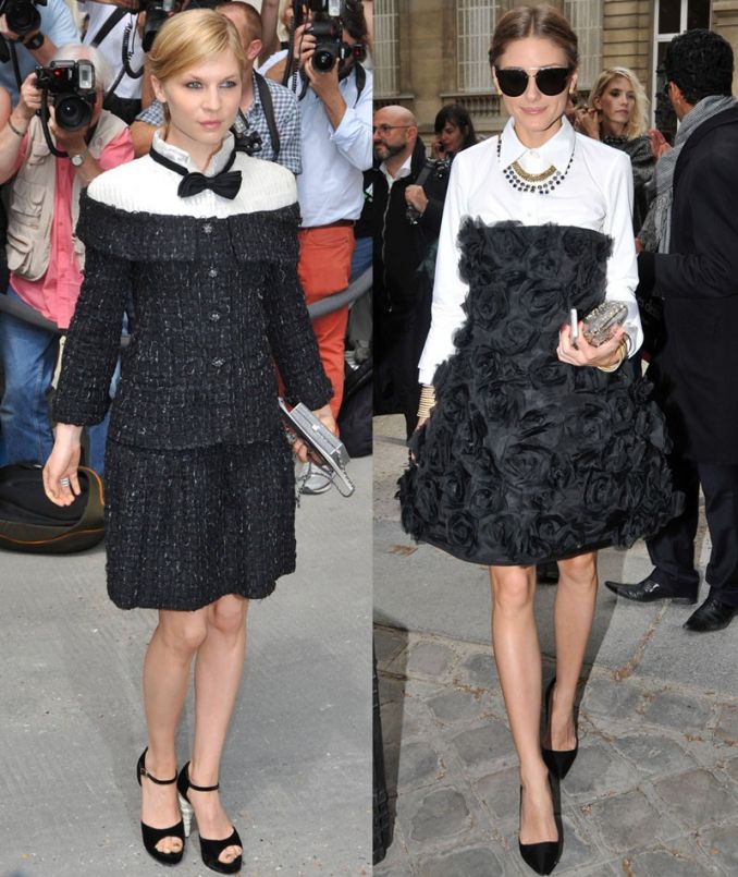 Aktorė Clemence Poesy ir mados ikona Olivia Palermo