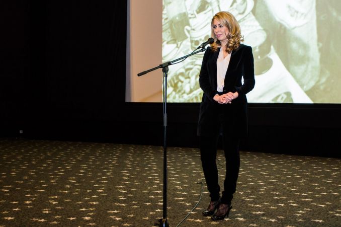 Akimirkos iš G. Žickytės filmo „Meistras ir Tatjana“ pristatymo