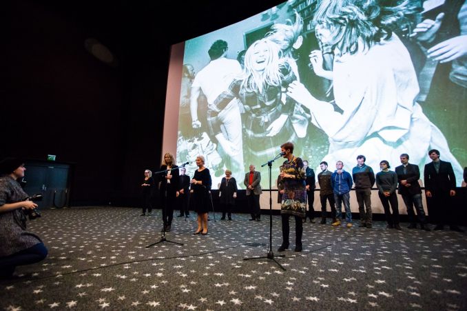 Akimirkos iš G. Žickytės filmo „Meistras ir Tatjana“ pristatymo