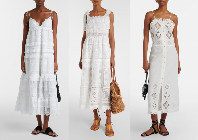 Suknelės: „Zimmermann“, „Isabel Marant“