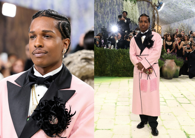 Reperis A$AP Rocky „Met Gala“ 2026 ceremonijoje