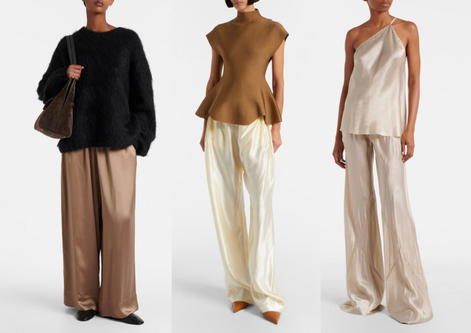 Kelnės: „Toteme“, „Khaite“, „Rick Owens“
