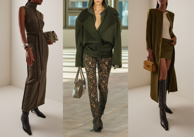 Suknelė, „Proenza Schouler White Label“, puspaltis, „Stella McCartney“, sijonas, „SLOAN“