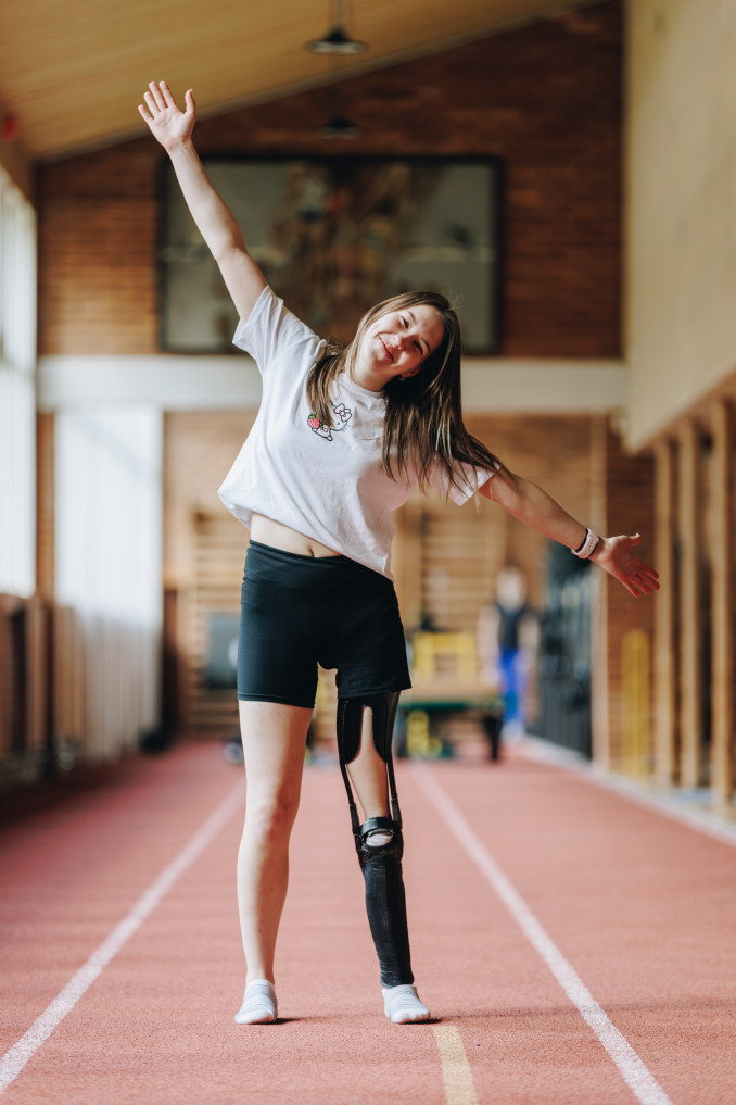 Paraatletė Ieva Kazlauskytė
