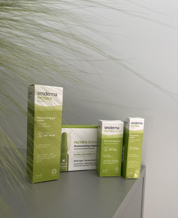 SESDERMA FACTOR G priemonės