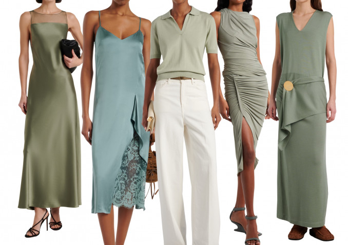 Suknelės: „Polo Ralph Lauren“, „Acne Studios“, „Rick Owens“, „Jil Sander“, megztinis, „Altuzarra“