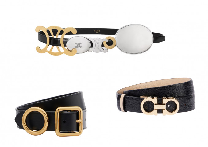Diržai: „Jacquemus“, „Ferragamo“, „Celine“