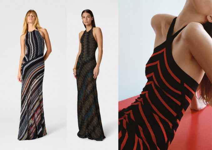 Suknelės: „Missoni“, „Ludovic de Saint Sernin“