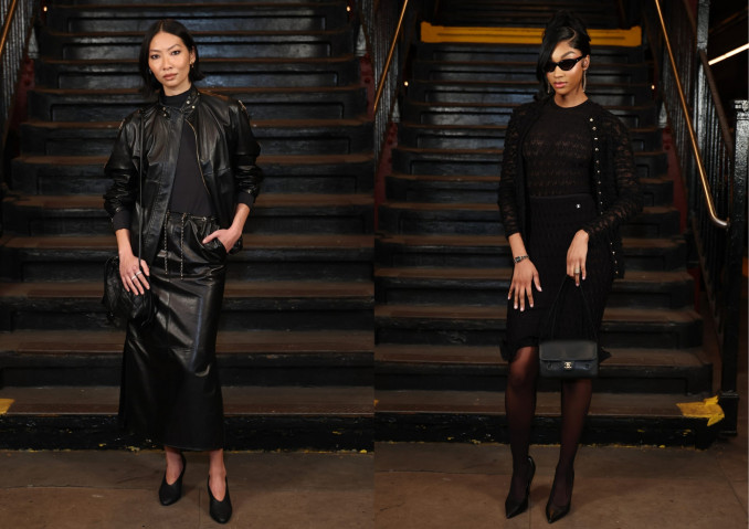 Constance Tsang ir Angel Reese, „Métiers d’Art“ 2026 m. mados šou