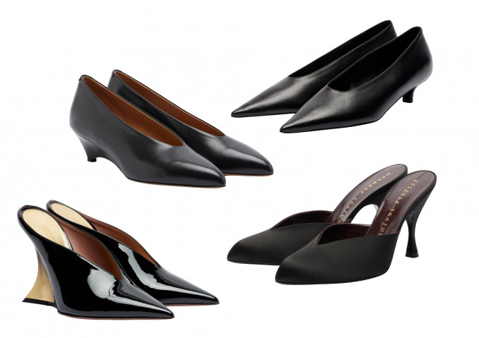 Bateliai: „Paris Texas“, „Jil Sander“, „Toteme“, „Herbert Levine“