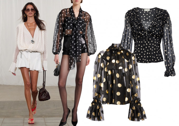 „Rotate“ 2026 m. pavasario ir vasaros modelis, palaidinės: „Dolce&Gabbana“, „Rixo“