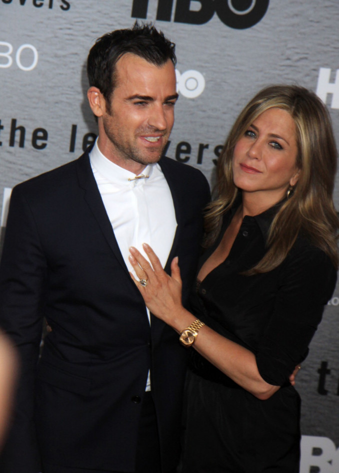 Jennifer Aniston ir Justin Theroux 