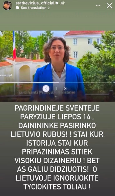 Juozas Statkevičius parodė, kokios šlovės sulaukė svetur