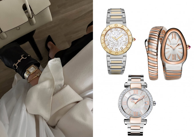 @stylemilaglow, laikrodžiai: „Chopard“, „Bvlgari“