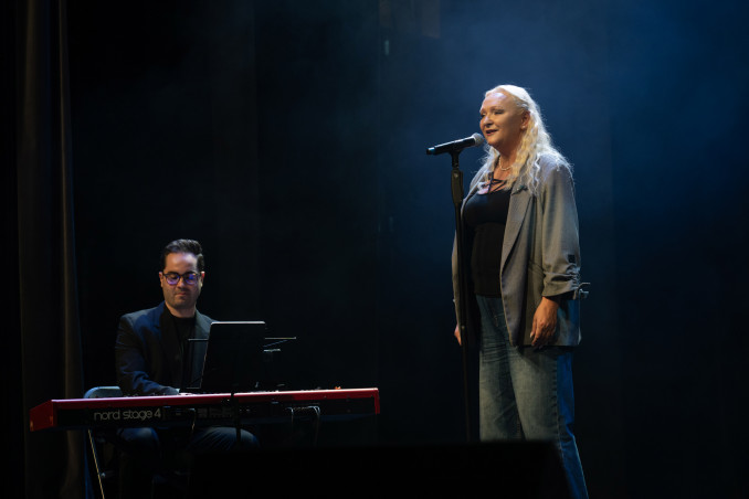 Spektalio „Pirmas kartas“ su Inga Norkute akimirka.