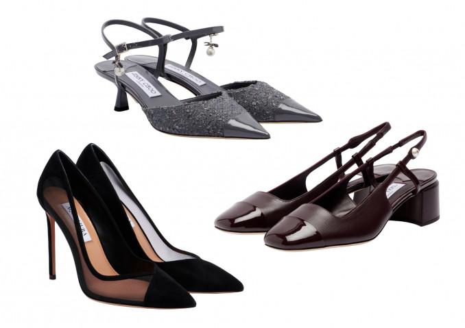 Bateliai: „Aquazzura“, „Jimmy Choo“