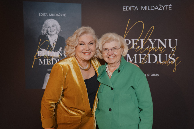 Edita Mildažytė su mama Gražina Petkūnienė