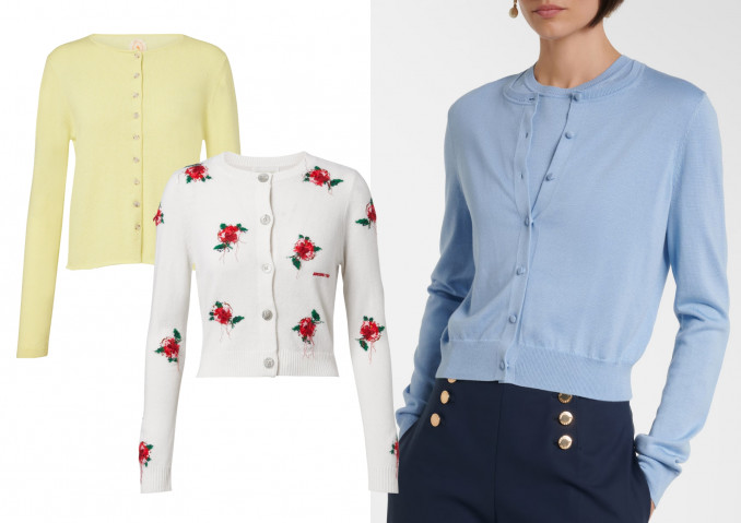 Kardiganai: „Jardin des Orangers“, „Shushu/Tong“, „Carolina Herrera“