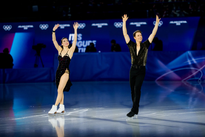 Tarp pretendentų į olimpinių žaidynių prizininkus patekusius čiuožėjus A.Reed ir S.Ambrulevičių įkvėpė audringas tribūnų palaikymas