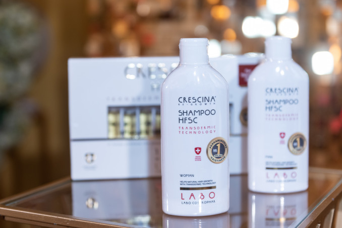 Šveicarų firmos „Labo Cosprophar“  kosmetinė priemonė  „Crescina HFSC“