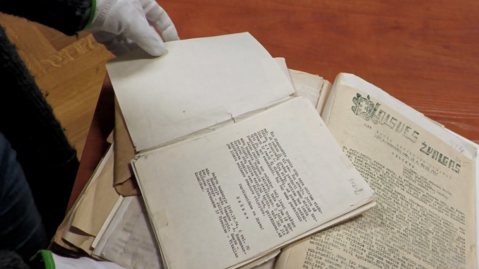 Epizodas iš dokumentinuo filmo su garsiuoju dienoračiu