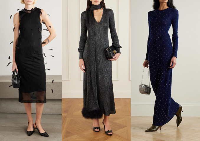 Vakarinės suknelės: „Jil Sander“, „Valentino Garavani“