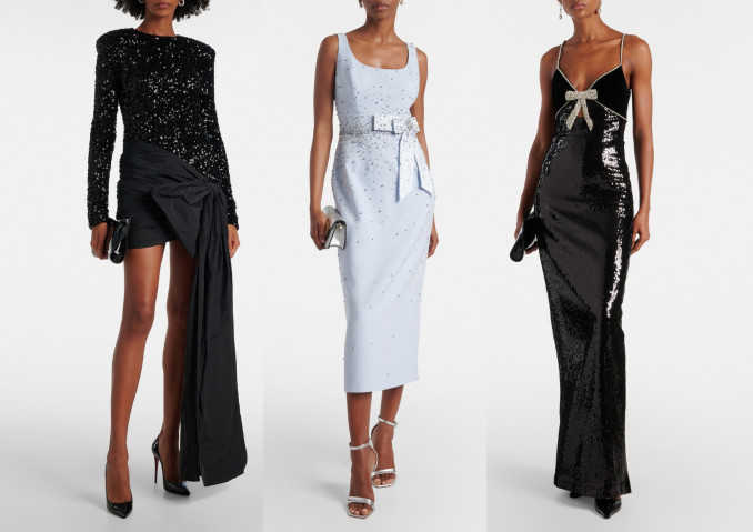 Suknelės: „Rotate“, „Carolina Herrera“, „Rebecca Vallance“