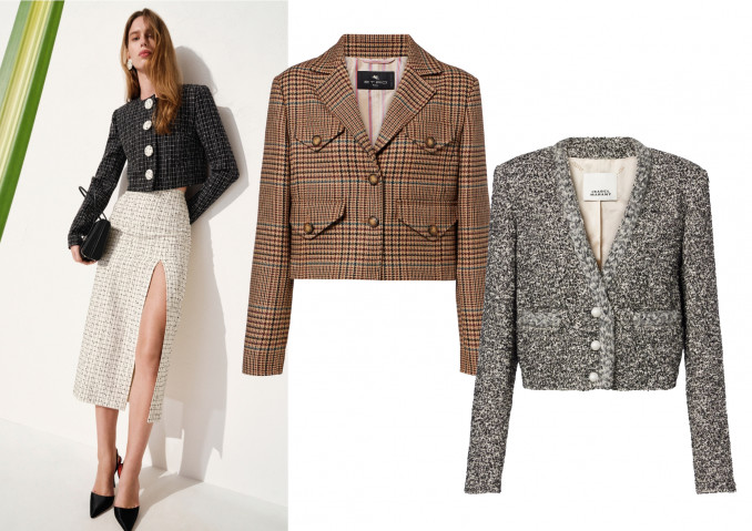 Modelis, „Carolina Herrera“, švarkai „Etro“ ir „Isabel Marant“