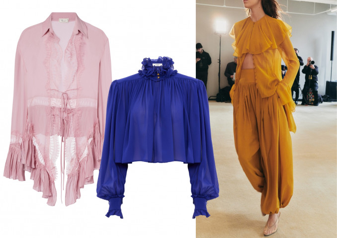 Palaidinės: „Blumarine“, „Chloe“, „Altuzarra“