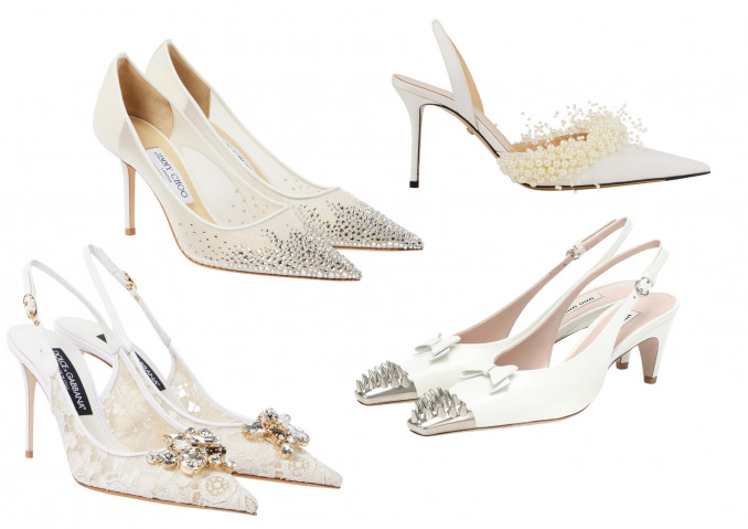 Aukštakulniai bateliai: „Dolce & Gabbana“, „Jimmy Choo“, „Mach & Mach“, „Miu Miu“