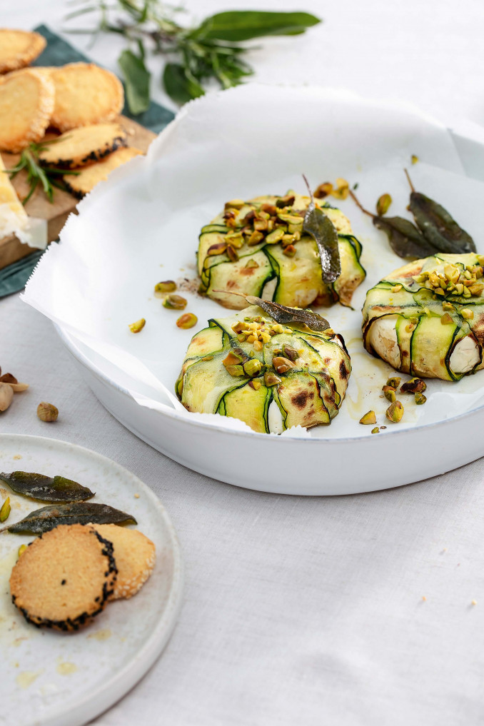 Orkaitėje keptas kamamberas