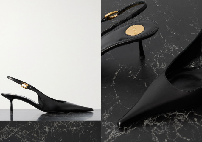 Aukštakulniai „kitten heels“ stiliaus bateliai, „Saint Laurent“