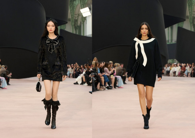 „Chanel“ 2025-2026 m. rudens ir žiemos juodos suknelės