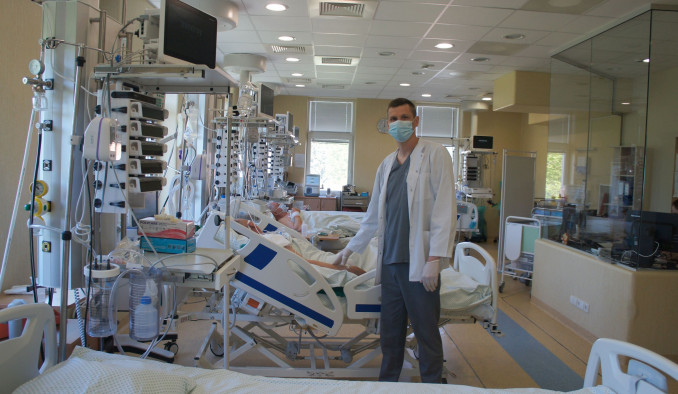 Respublikinės Šiaulių ligoninės Anesteziologijos ir intensyviosios terapijos centro Kardiologijos reanimacijos poskyrio slaugytojas Aurimas Grušeckis